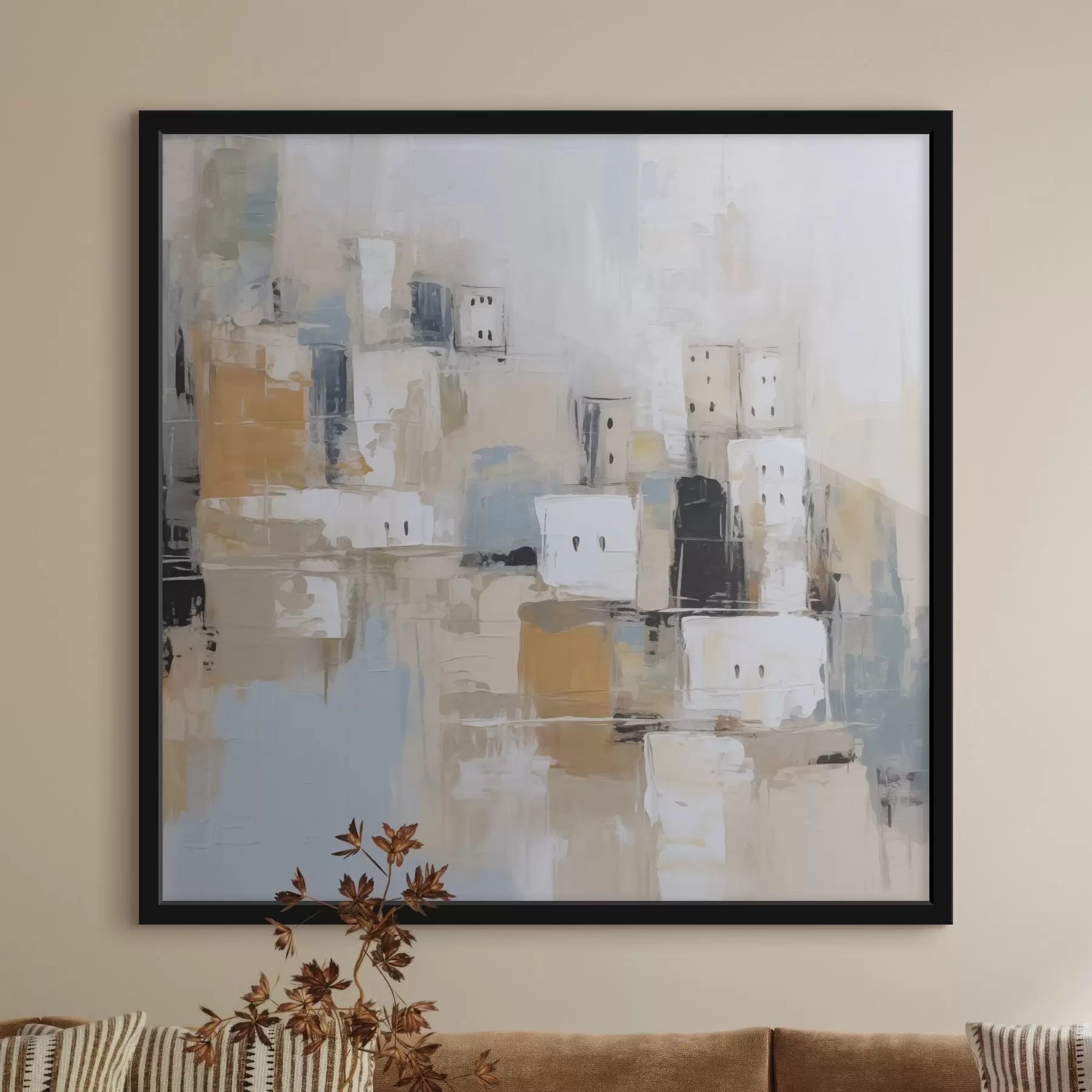 murales de pared Imitaciones abstractas de pinturas de ciudades f47242