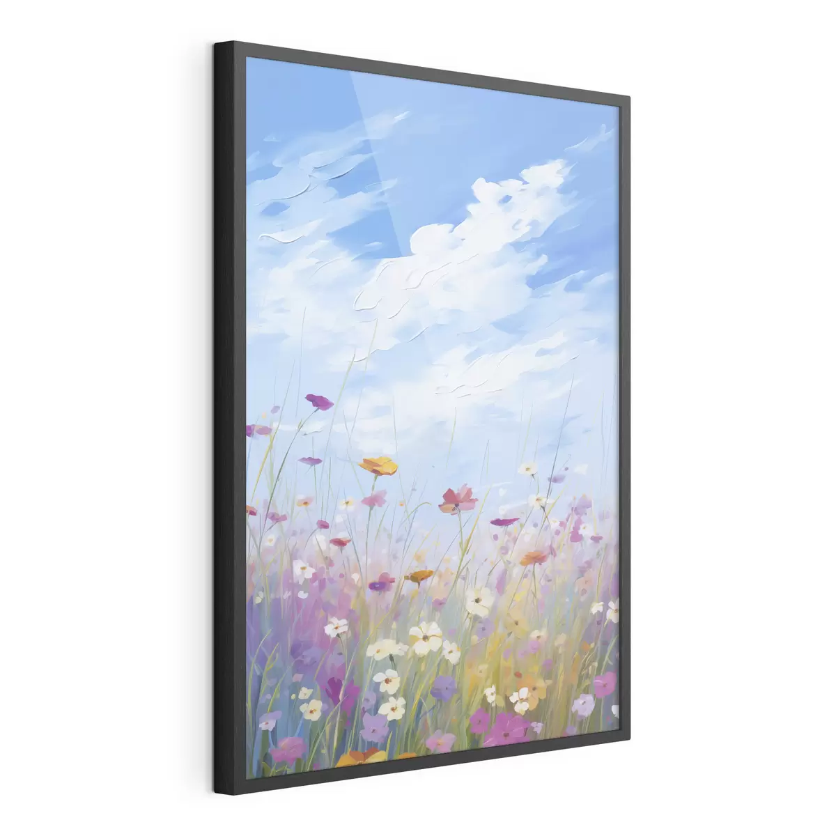 Poster Pintura imitación flores silvestres f47245