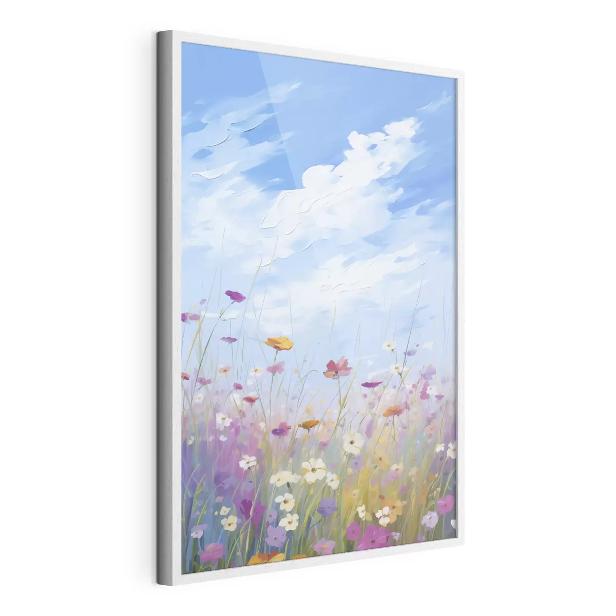 Poster Pintura imitación flores silvestres f47245