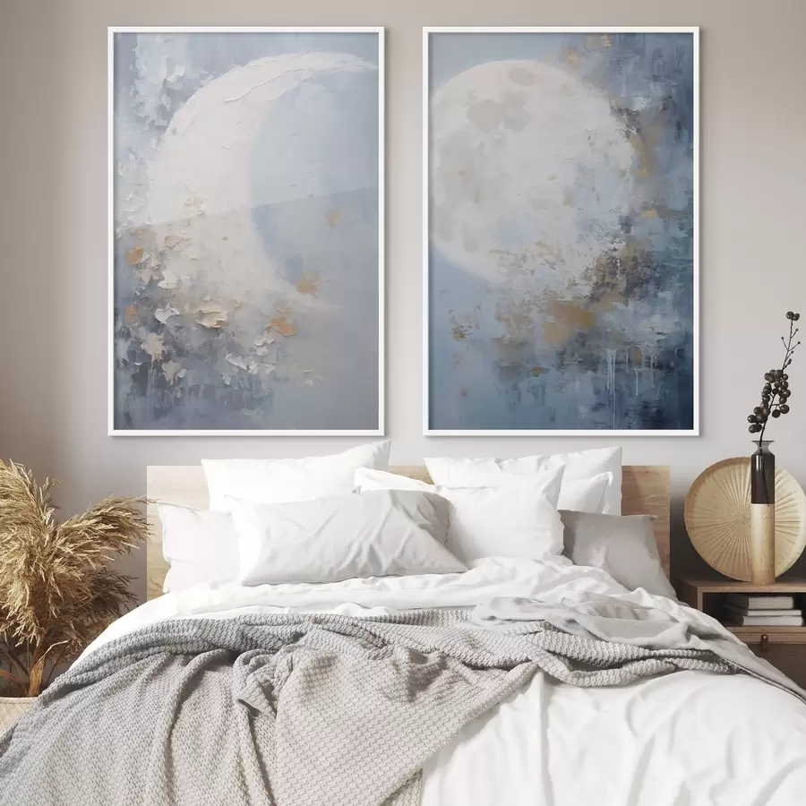 murales de pared Abstracción lunar d00834