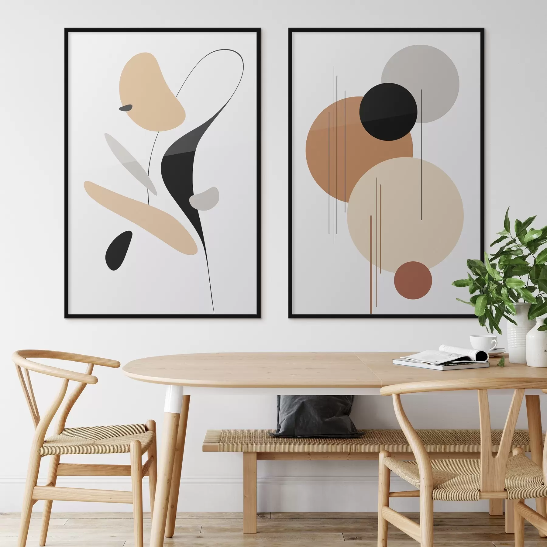 murales de pared Composición geométrica abstracta d00908