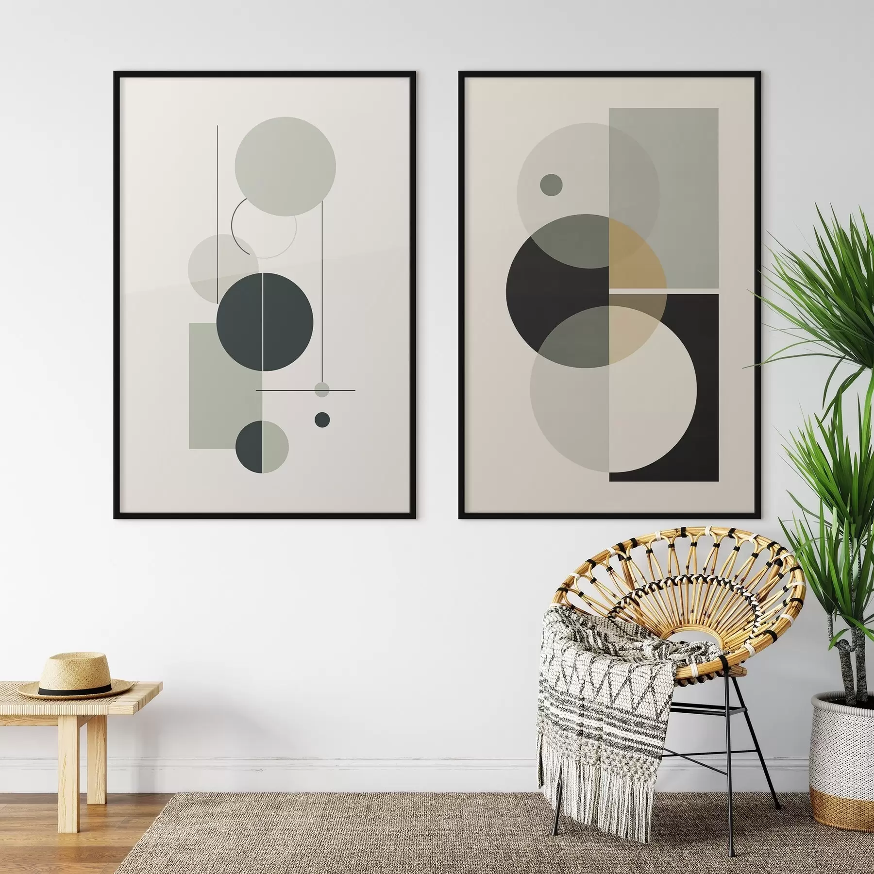 murales de pared Abstracción geométrica d00909