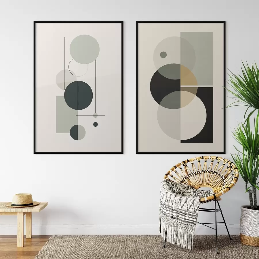 murales de pared Abstracción geométrica d00909