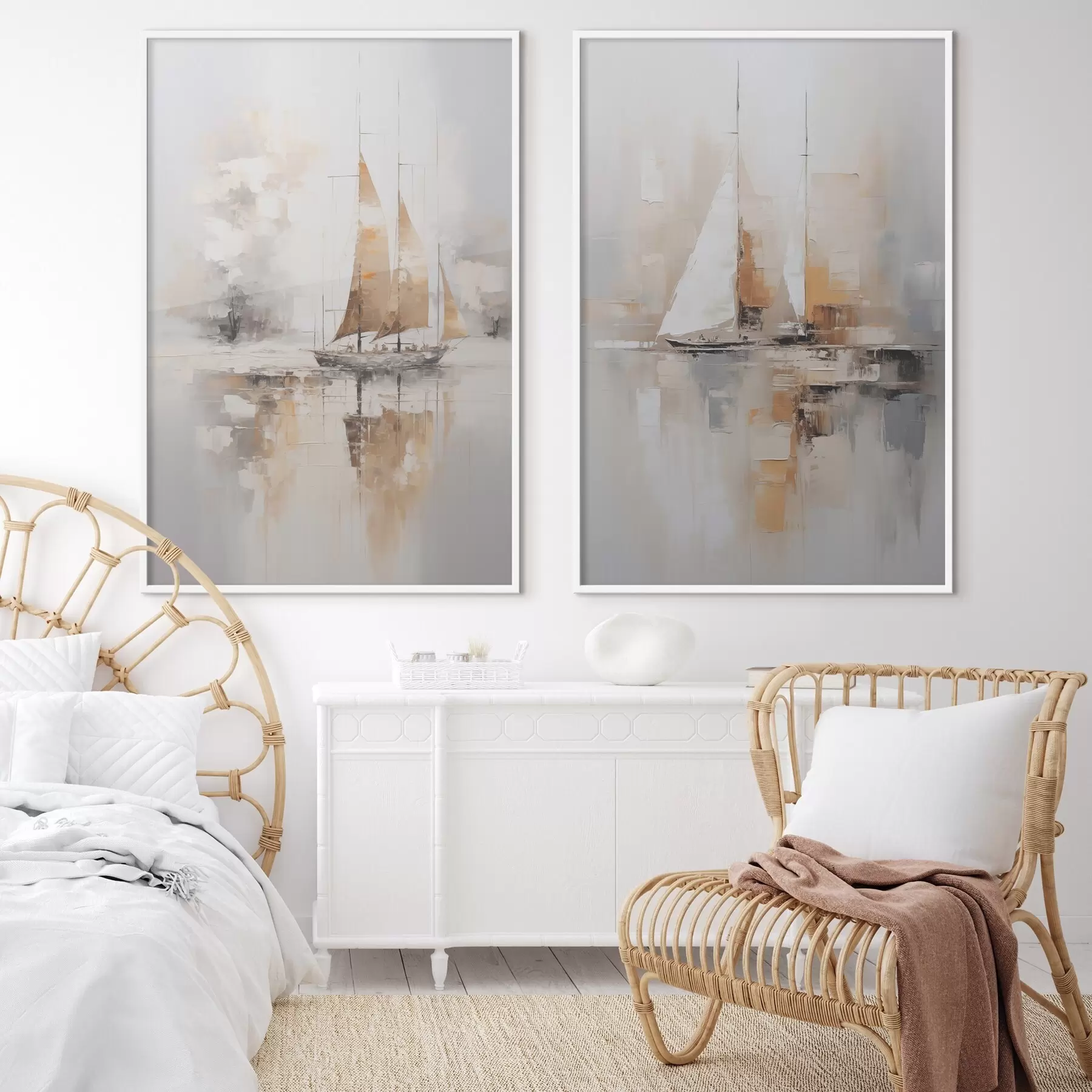 murales de pared Pintura imitación velero d00948