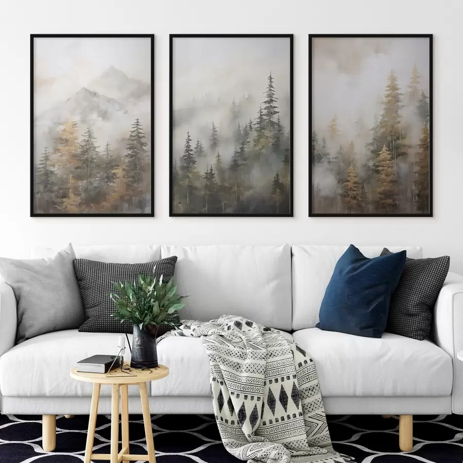 murales de pared Imitación forestal de pintura d00996