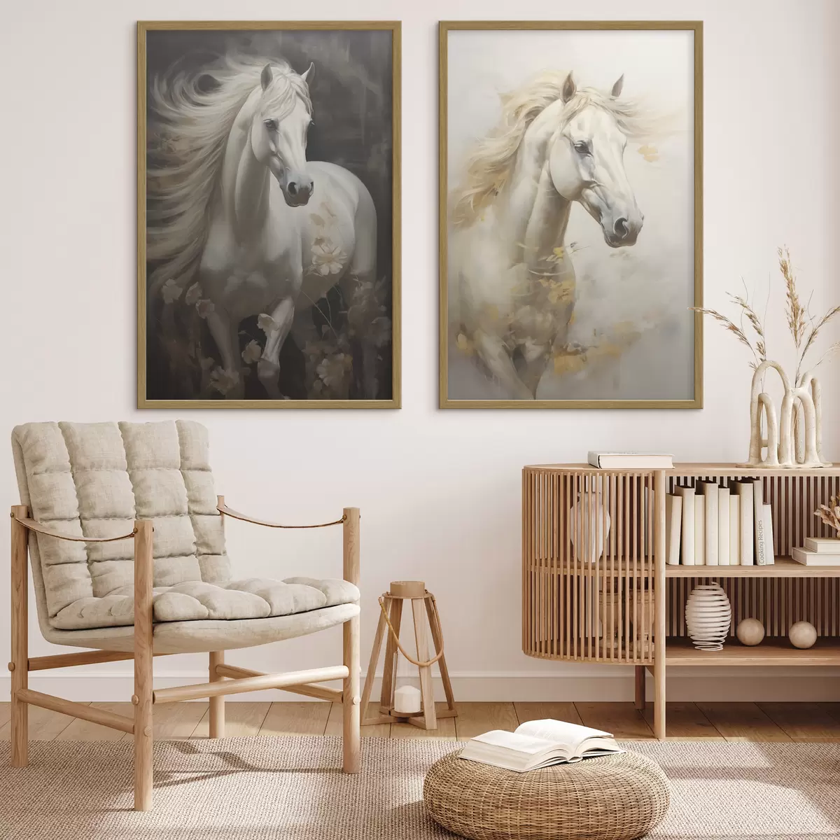Poster Imitación de pintura de caballo d01000