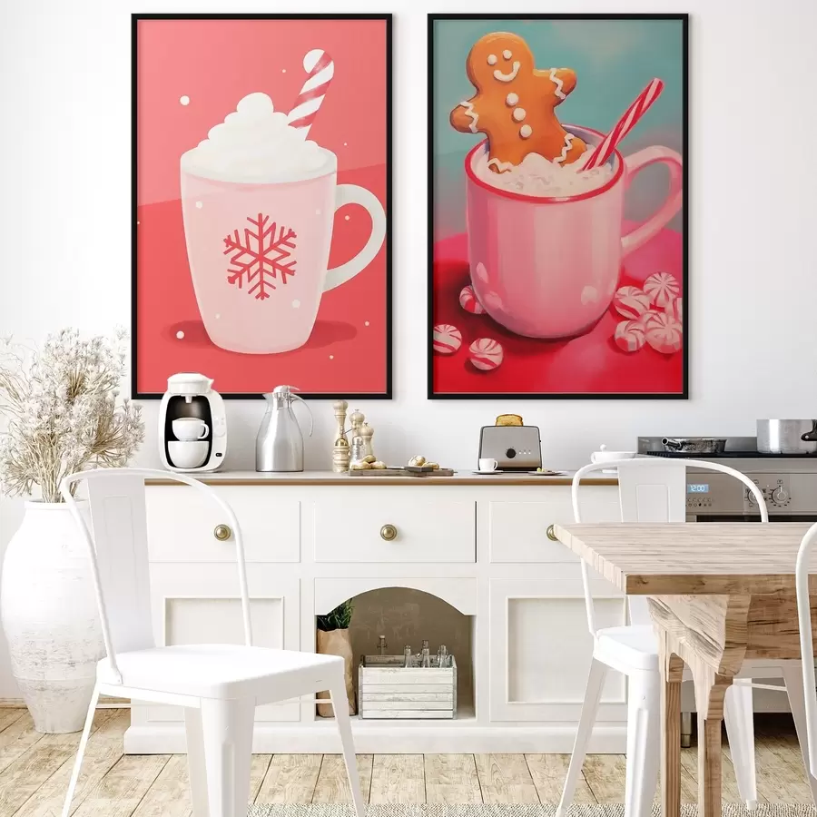 murales de pared Ambiente navideño d00977