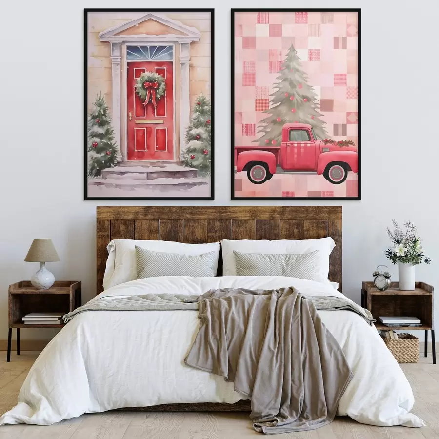 murales de pared Ambiente navideño d00978