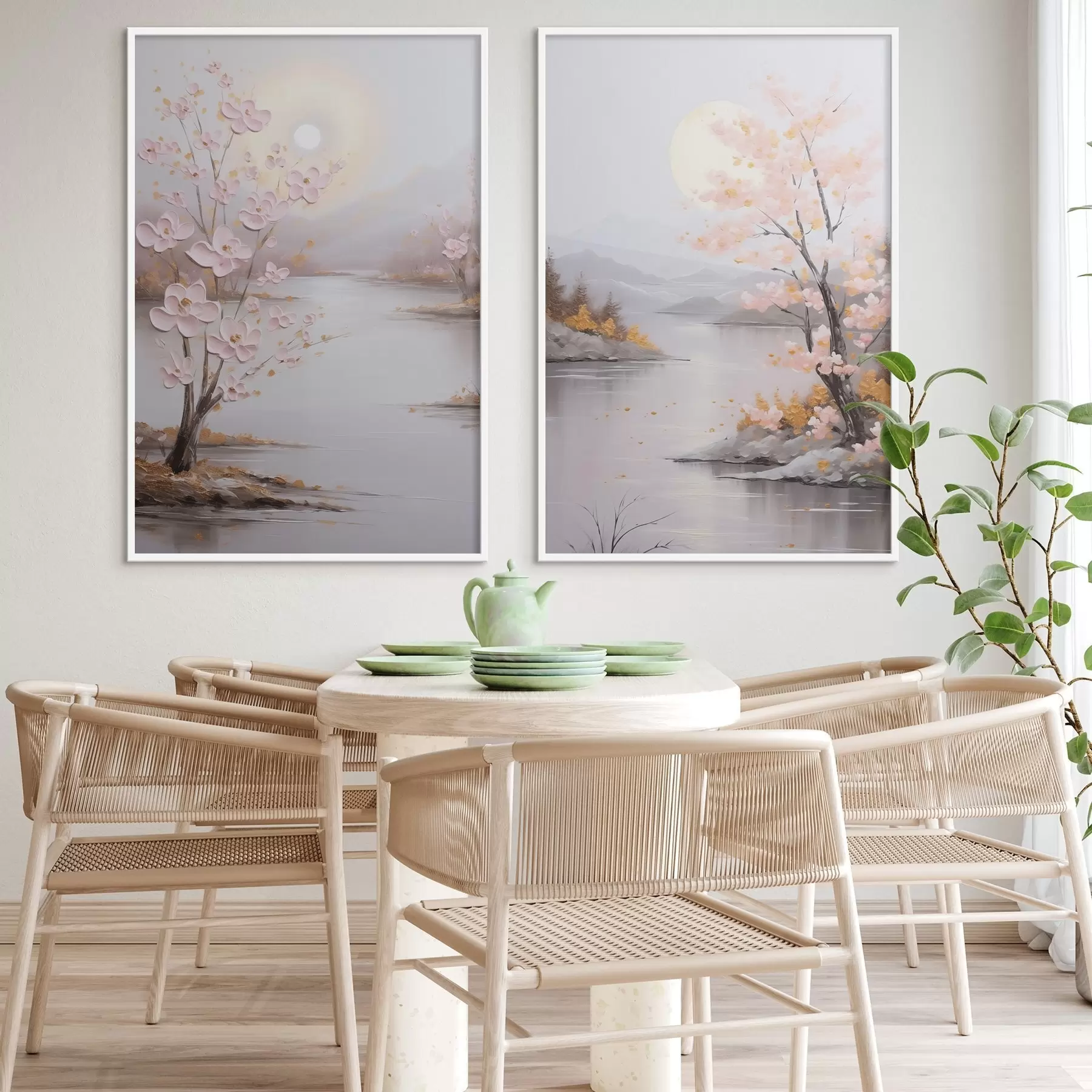 murales de pared paisaje abstracto d01057