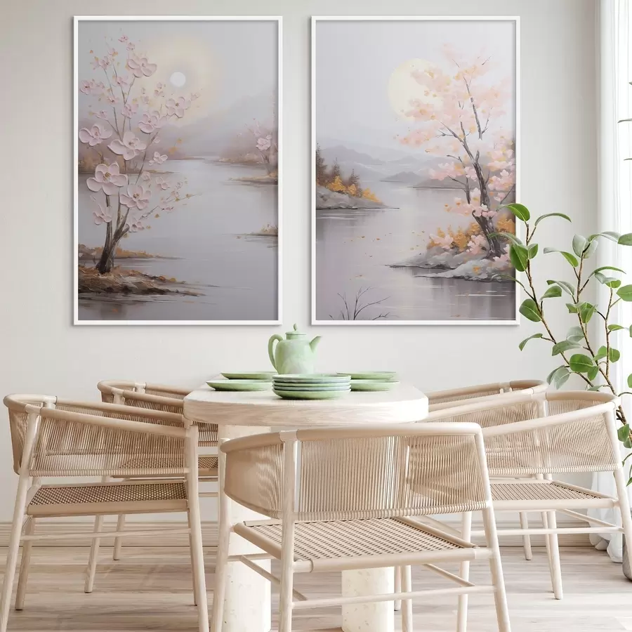 murales de pared paisaje abstracto d01057