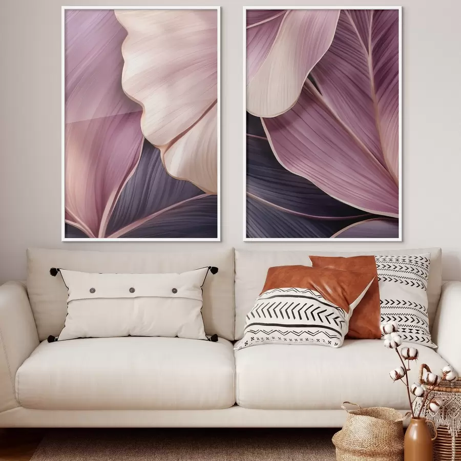 murales de pared Hojas abstractas d01059