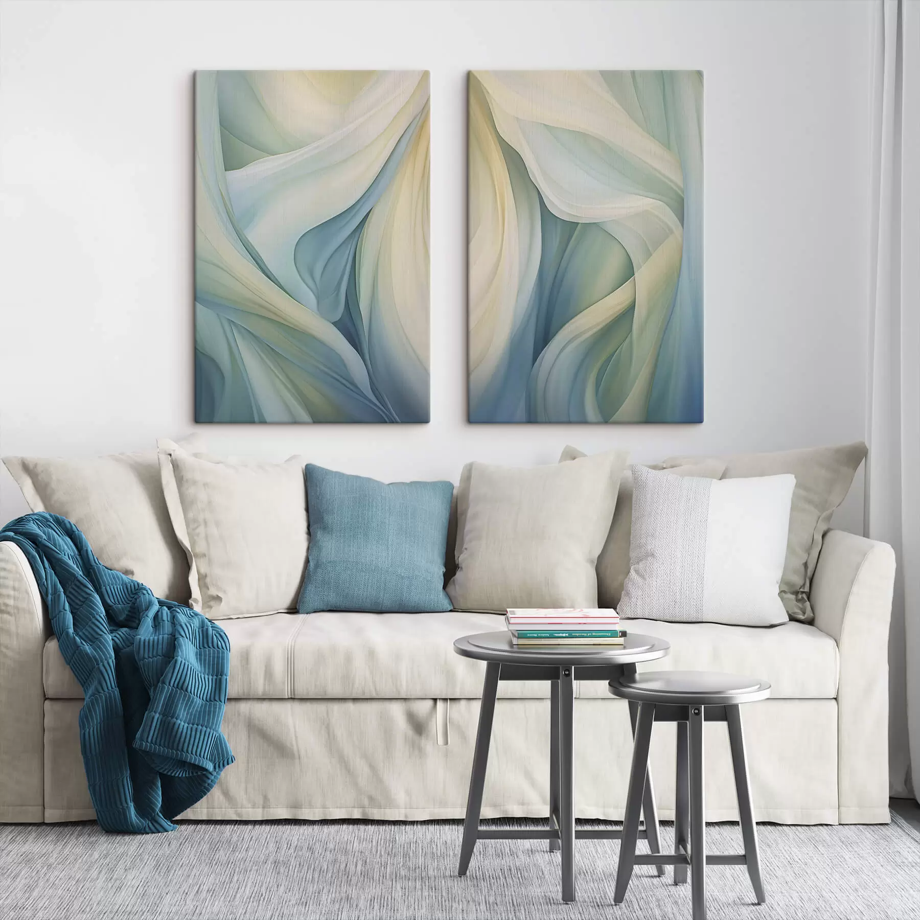 murales de pared Ondas abstractas m01130