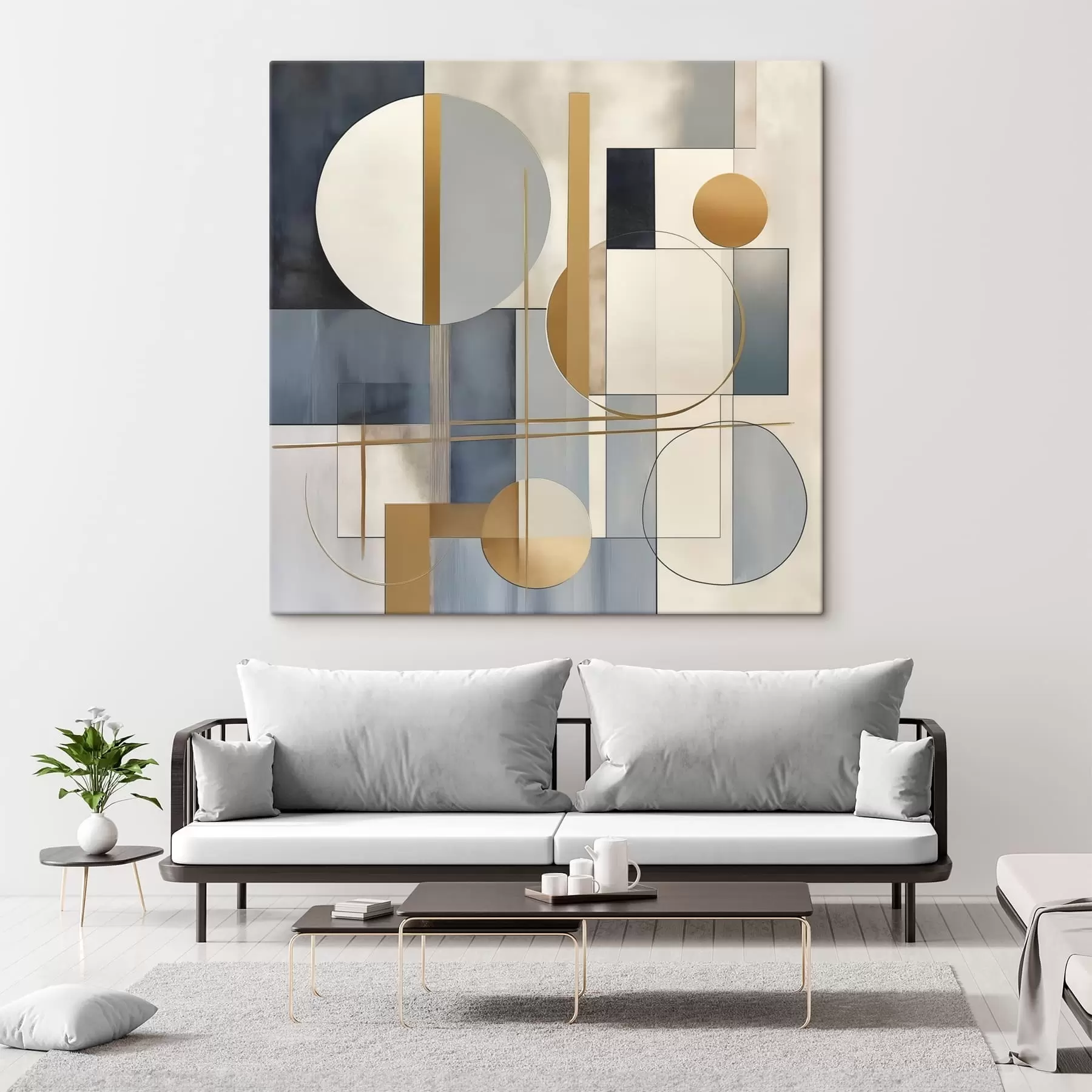 murales de pared Abstracción geométrica s47042