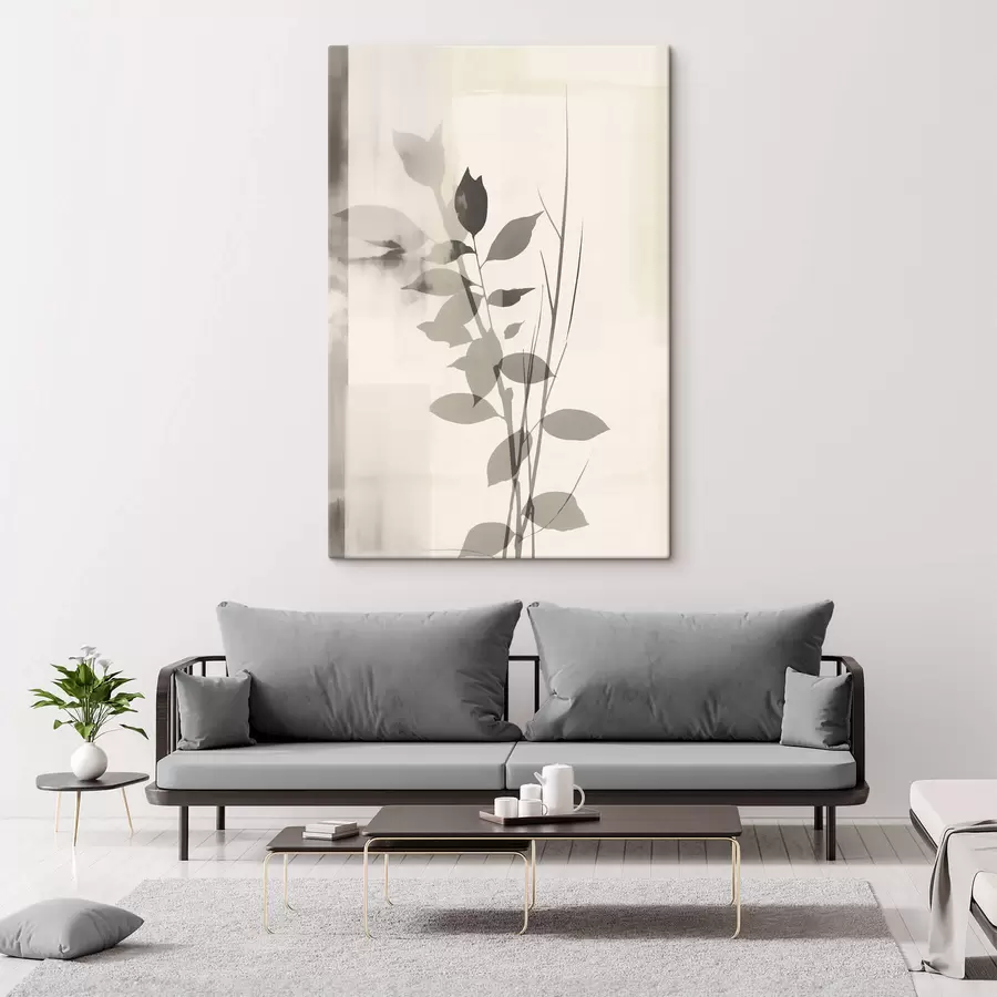 murales de pared Ramas de hojas abstractas s47103