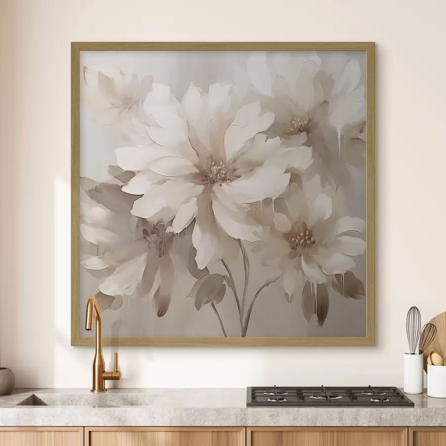 murales de pared flores abstractas f46975