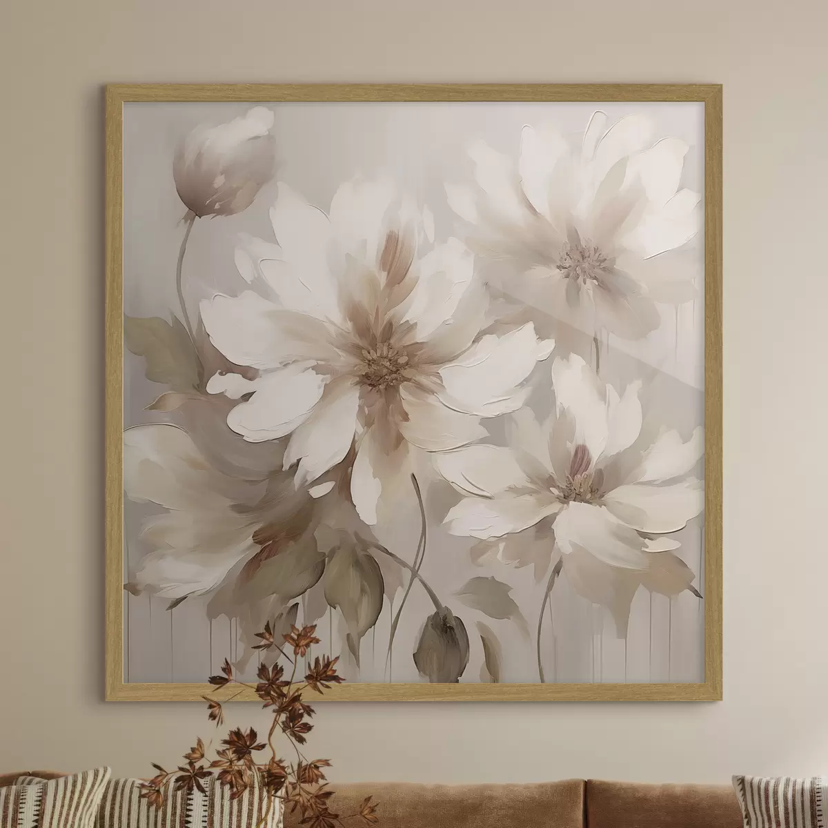 Poster flores abstractas f47043