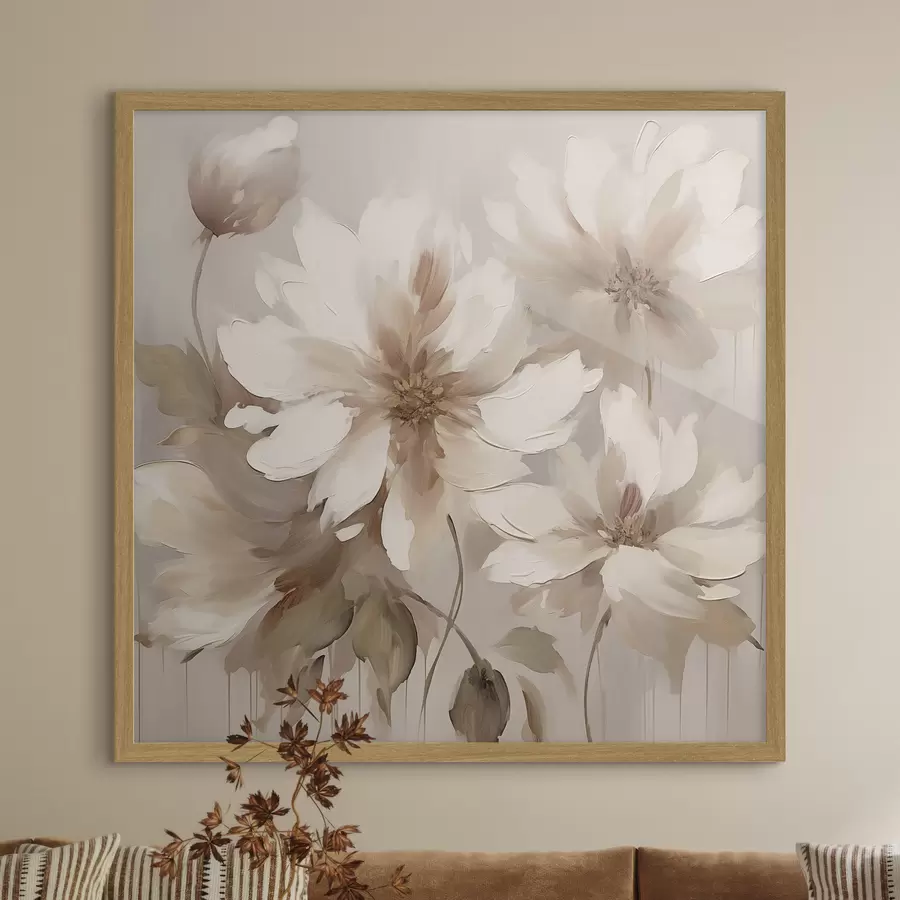 murales de pared flores abstractas f47043