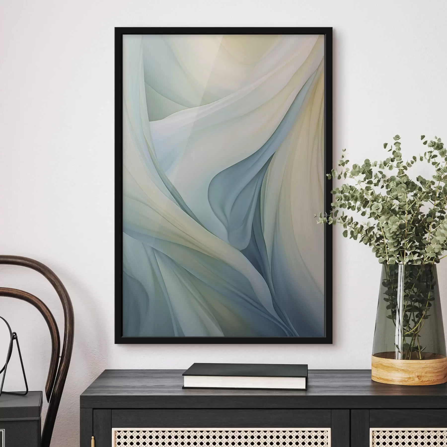 murales de pared Ondas abstractas f47096