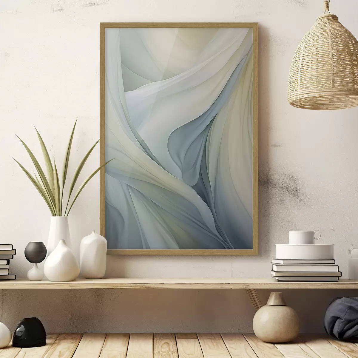 Poster Ondas abstractas f47096