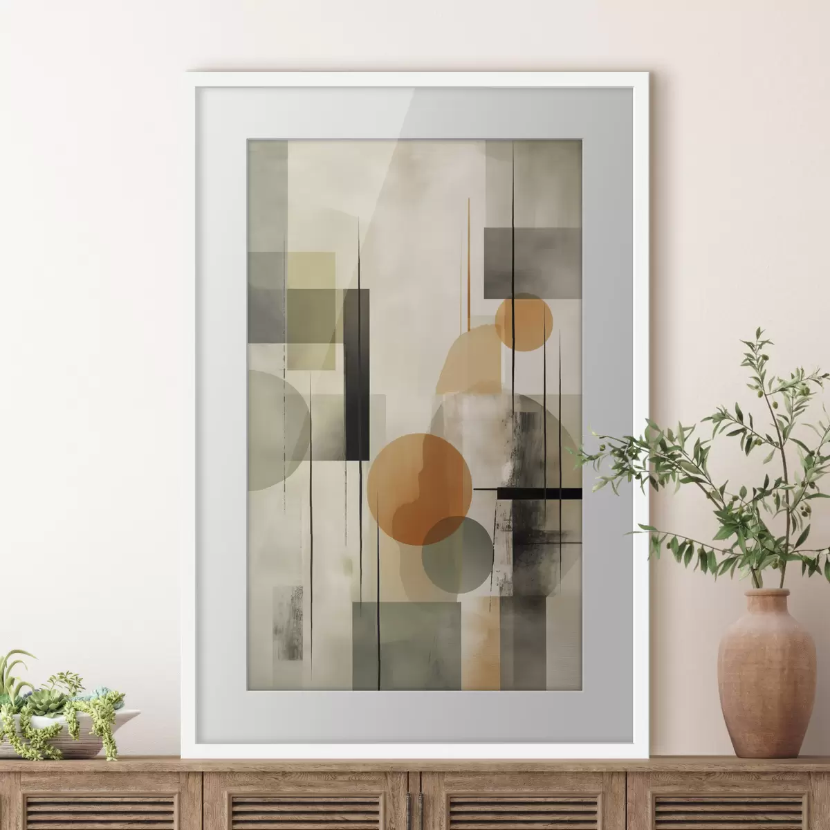 Poster Abstracción geométrica f47098