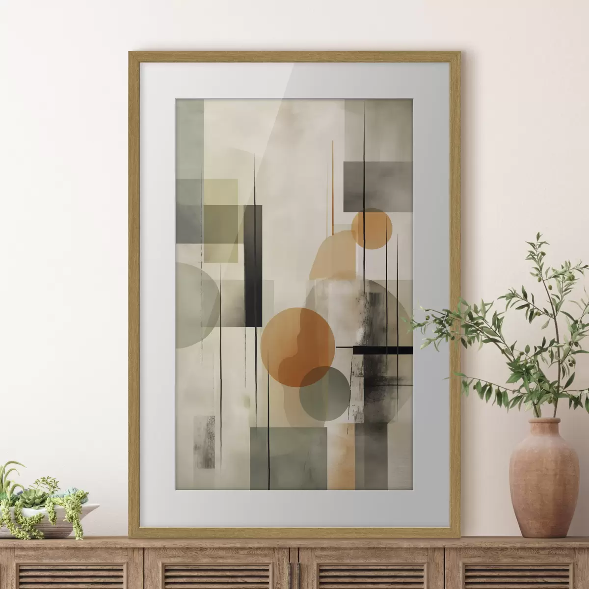 Poster Abstracción geométrica f47098