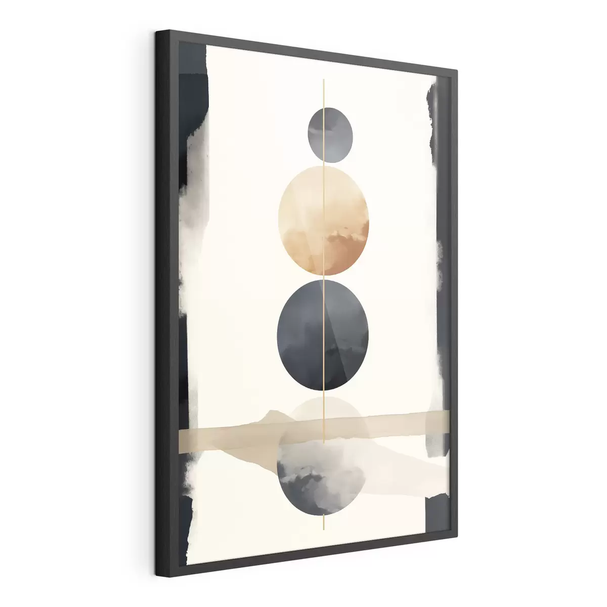 Poster Abstracción con esferas f47101