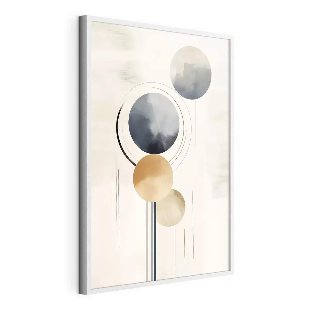 Poster Abstracción con esferas f47100