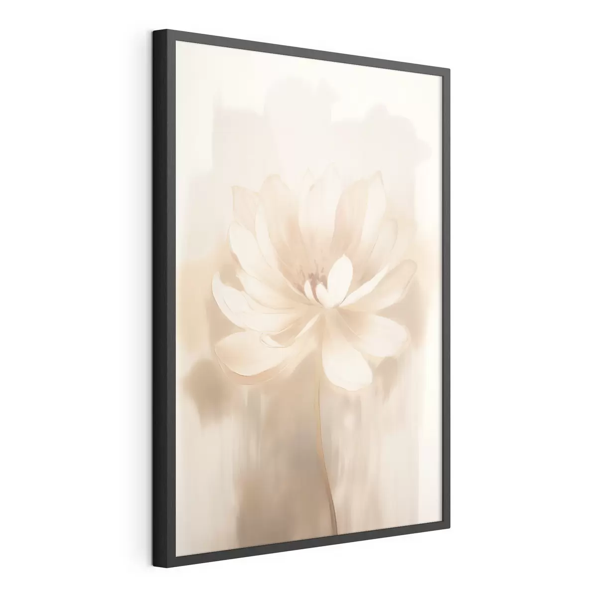 Poster Loto con delicadas sombras y un fondo difuminado en un estilo artístico de póster. f46937
