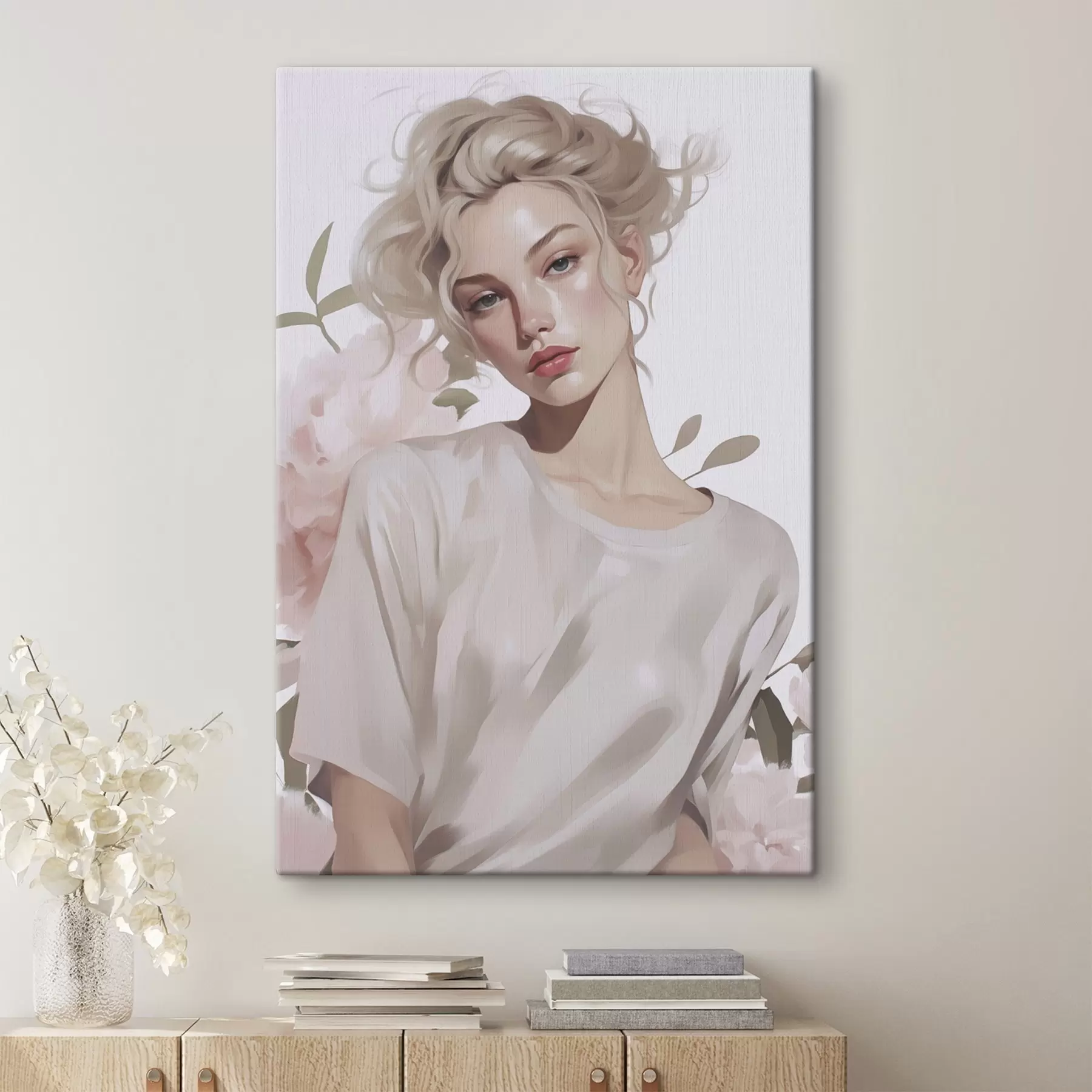 murales de pared Retrato de una niña s47339