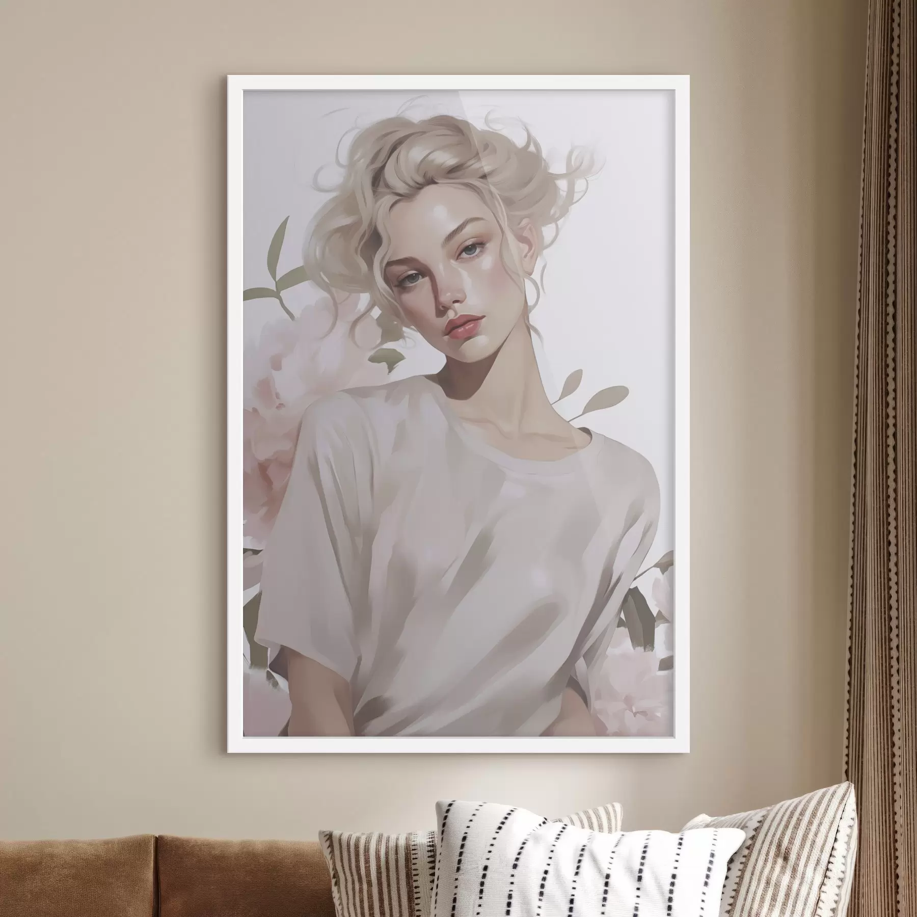 murales de pared Retrato de una niña f47339