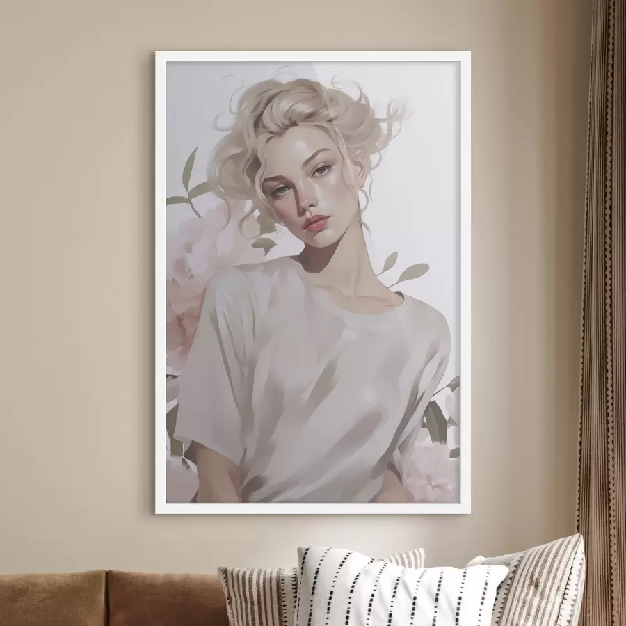 murales de pared Retrato de una niña f47339