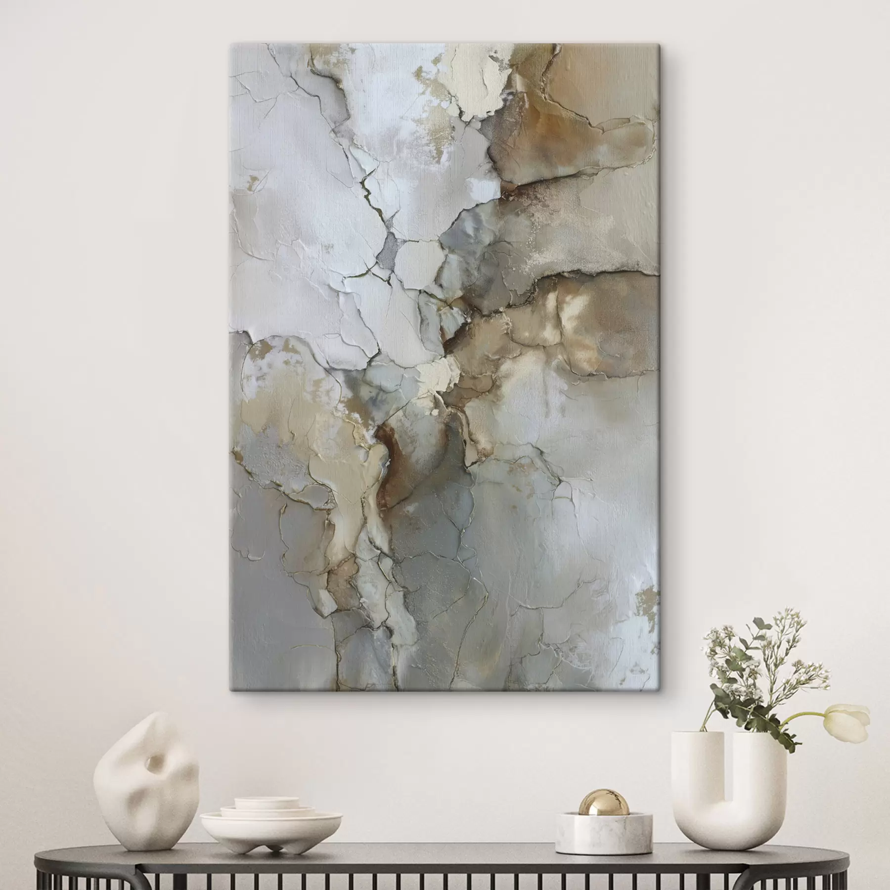 murales de pared imitación de textura abstracta con grietas s47118