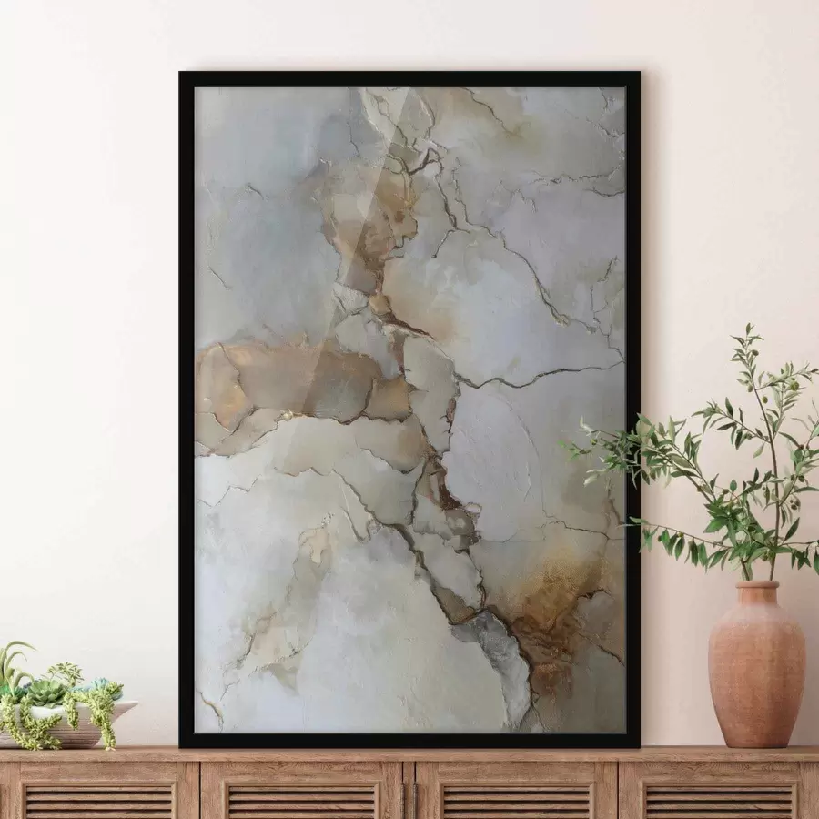 murales de pared imitación de textura abstracta con grietas f47117