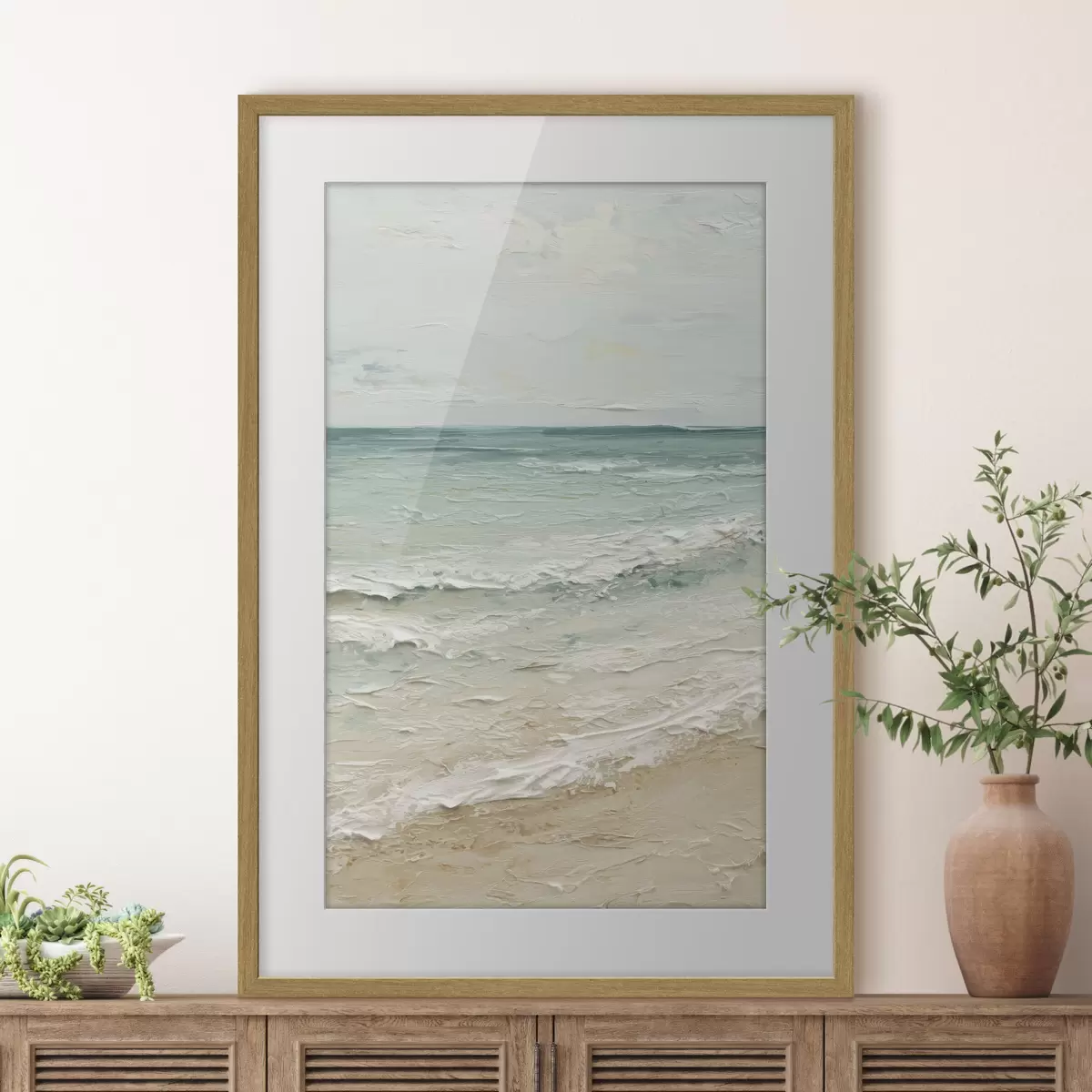 Poster costas marítimas al estilo de la pintura al óleo f47120