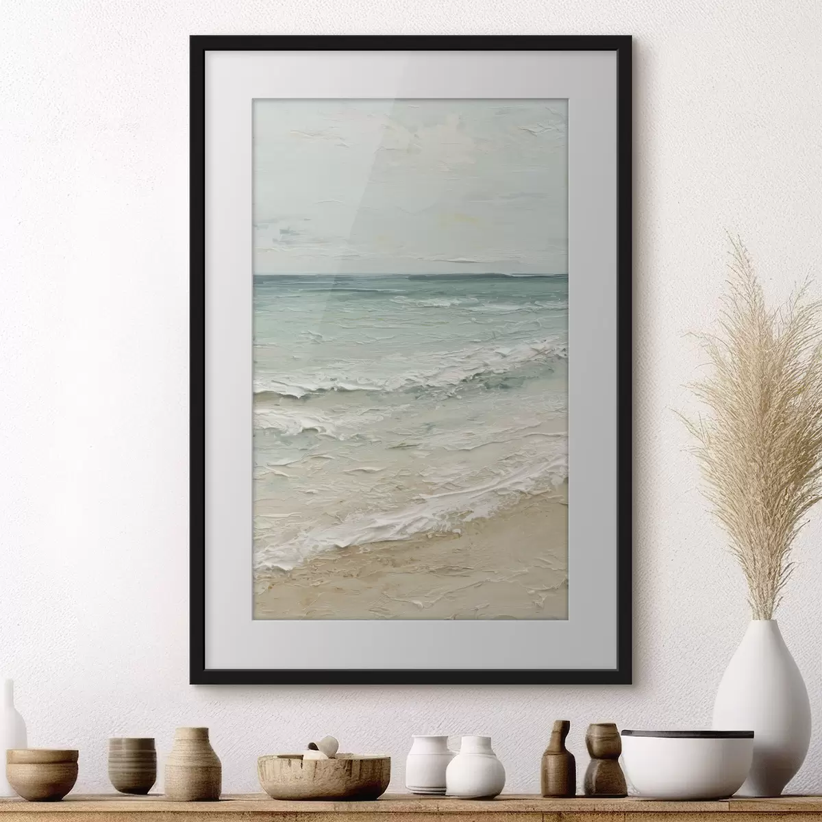 Poster costas marítimas al estilo de la pintura al óleo f47120