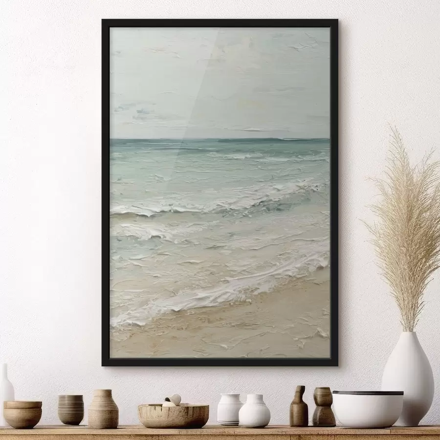 murales de pared costas marítimas al estilo de la pintura al óleo f47120