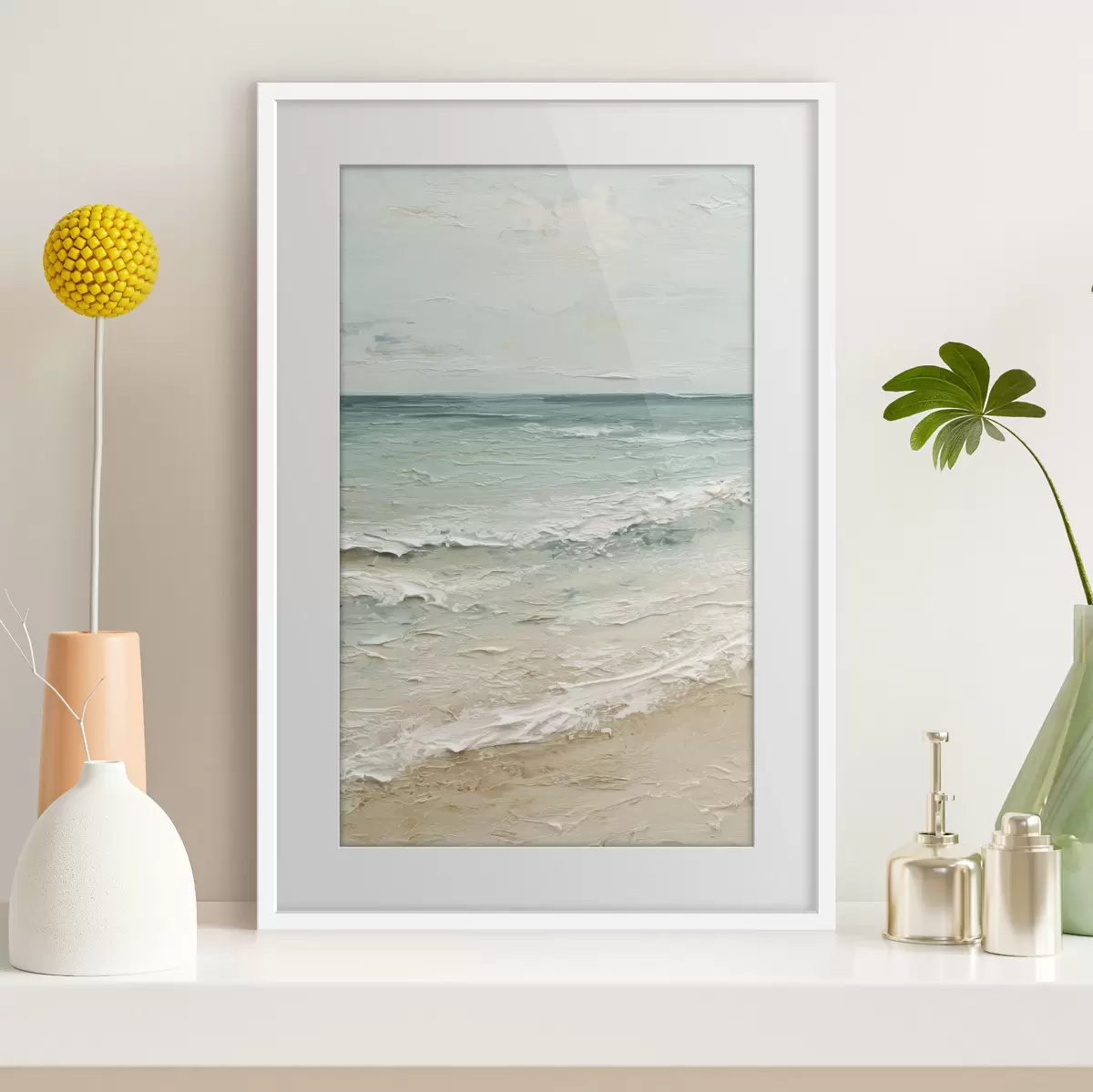 Poster costas marítimas al estilo de la pintura al óleo f47120