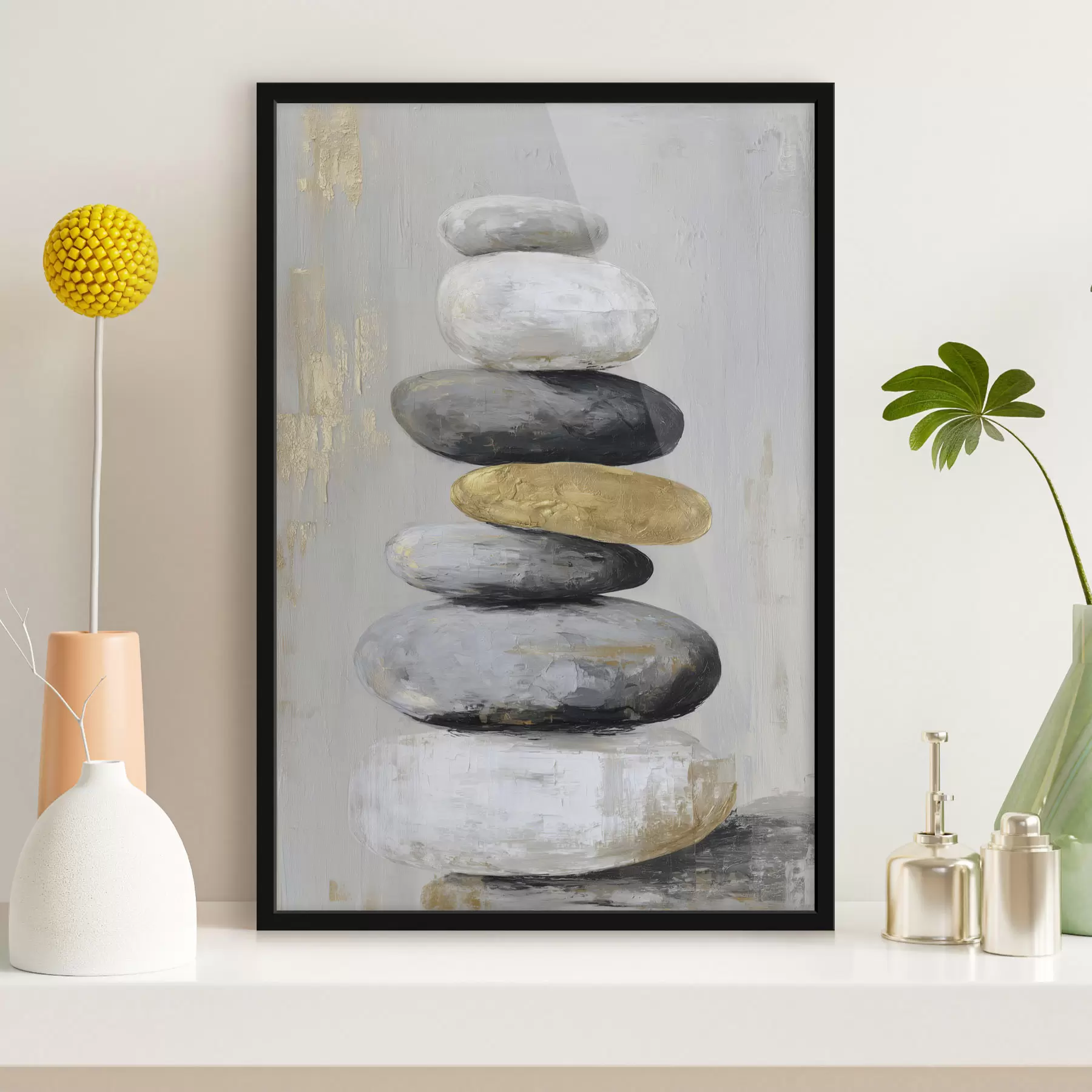 murales de pared piedras grandes al estilo de la pintura f47236