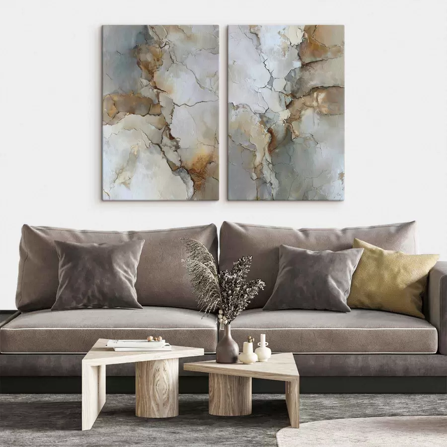 murales de pared imitación de textura abstracta con grietas m01169