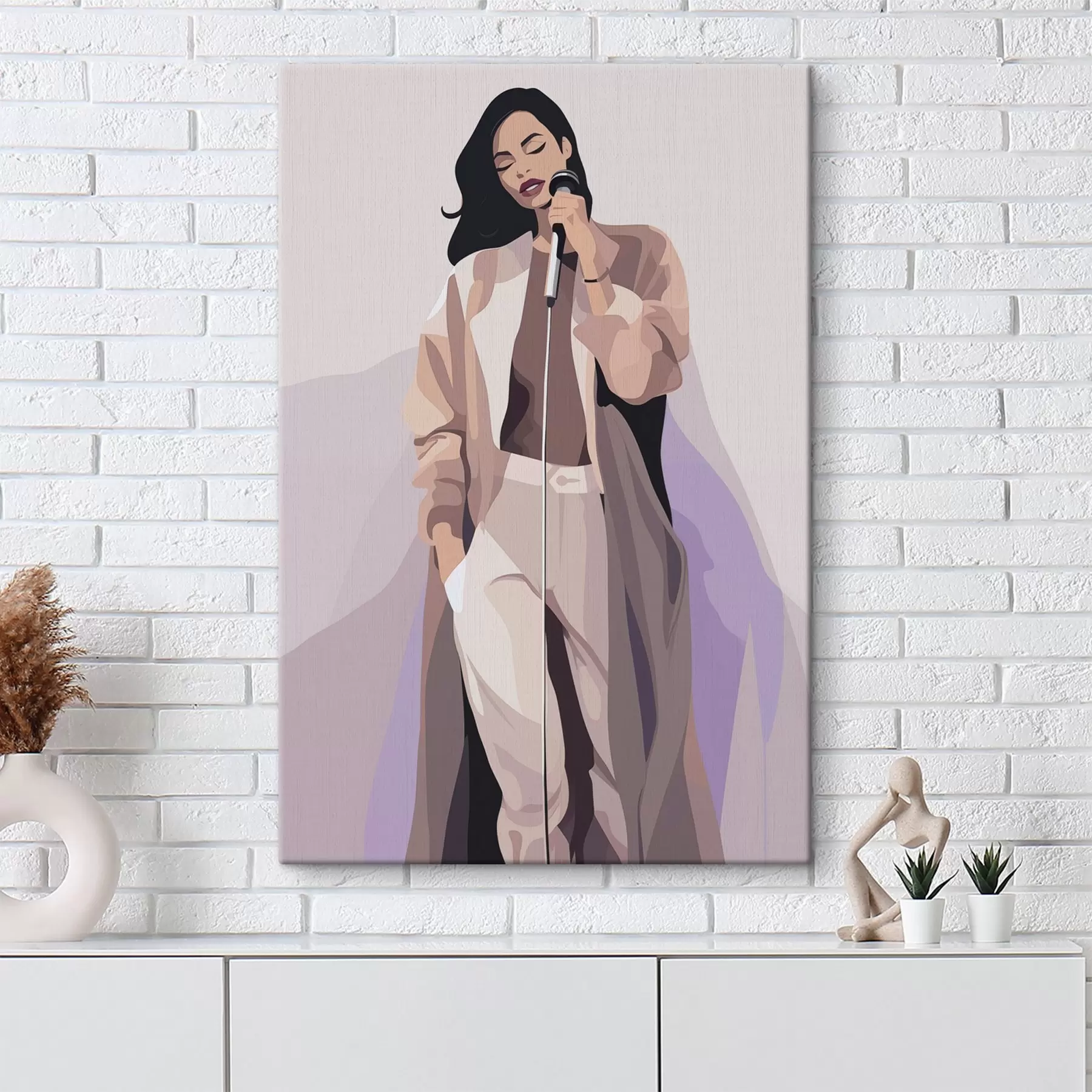 murales de pared Cantante s47408