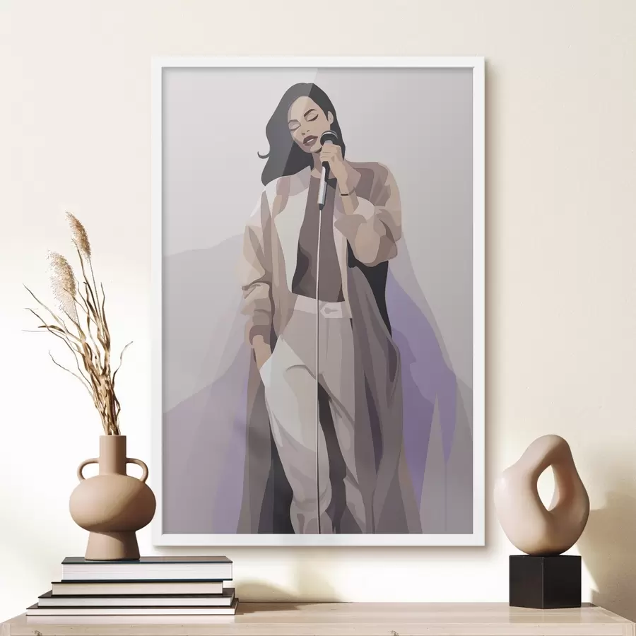 murales de pared Cantante f47408