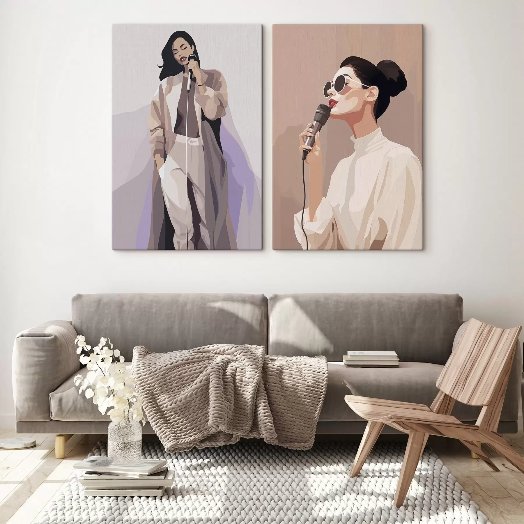 murales de pared Cantante m01191