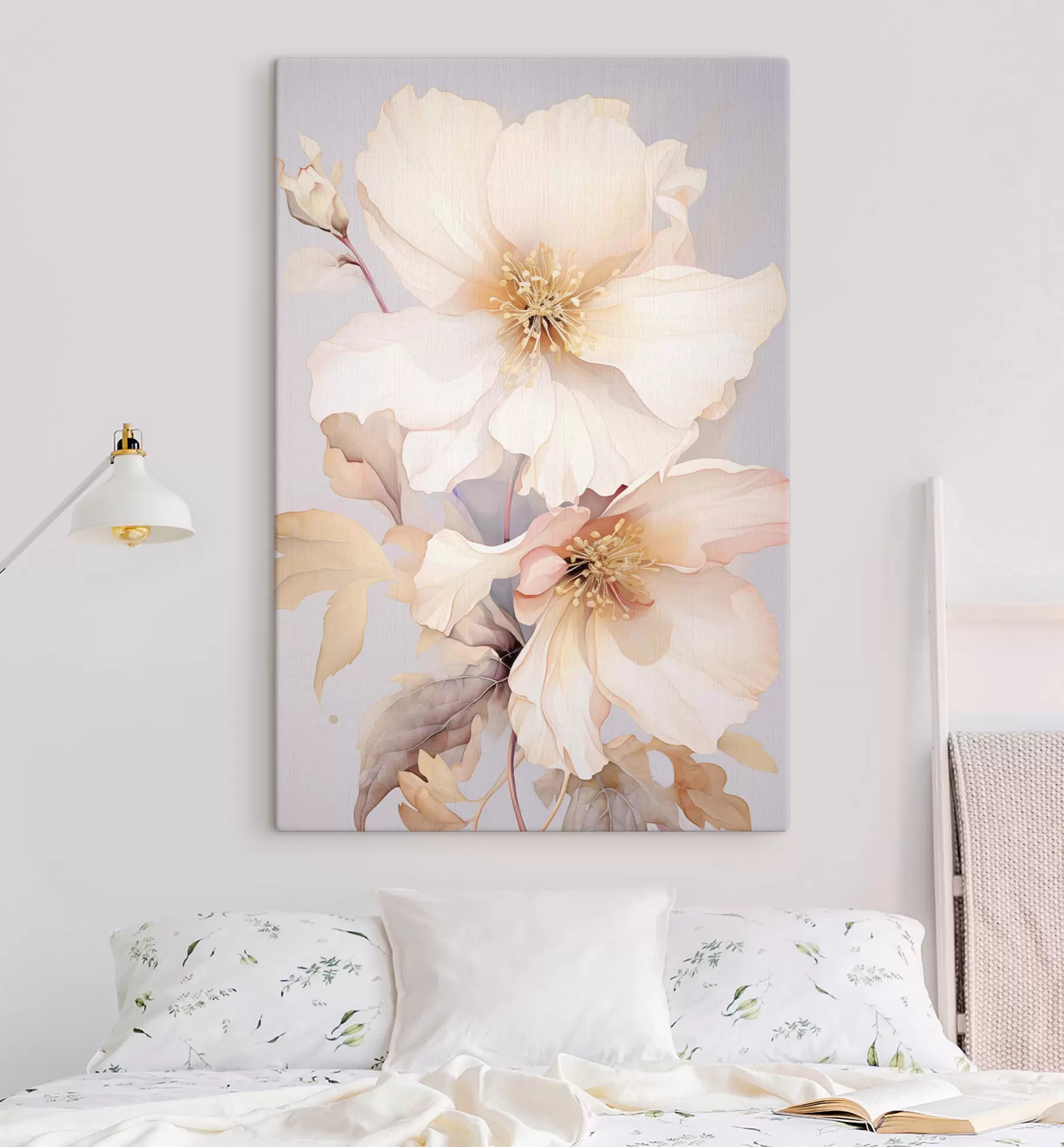 murales de pared Gran flor abstracta s47113