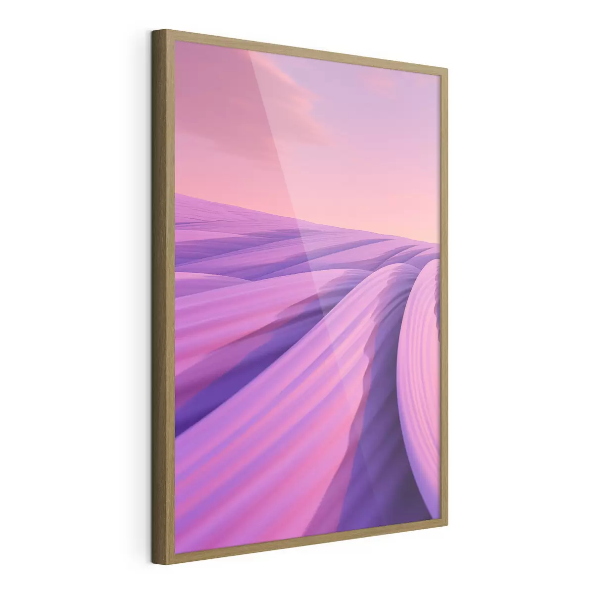 Poster Campo de lavanda abstracto f47110