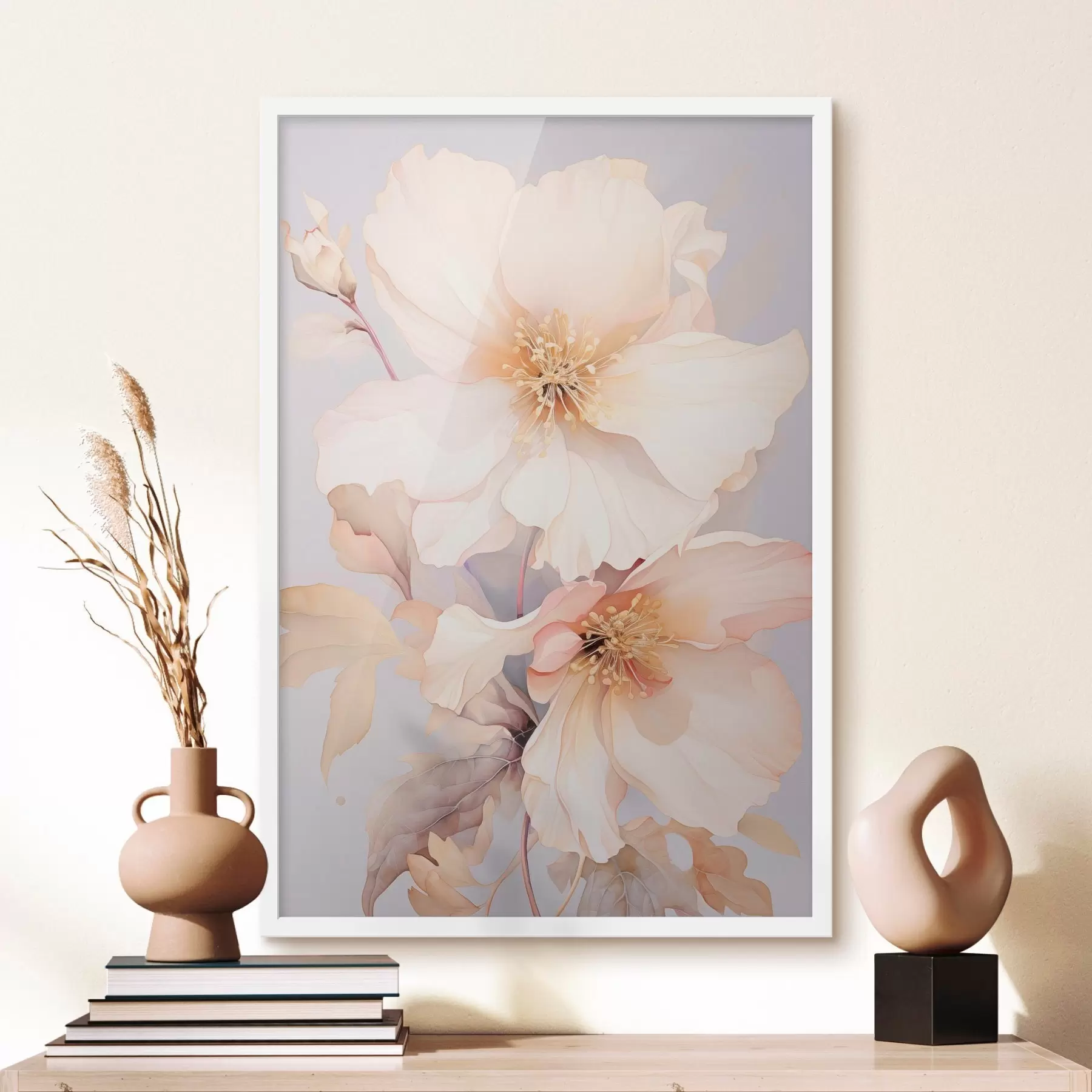 murales de pared Gran flor abstracta f47113