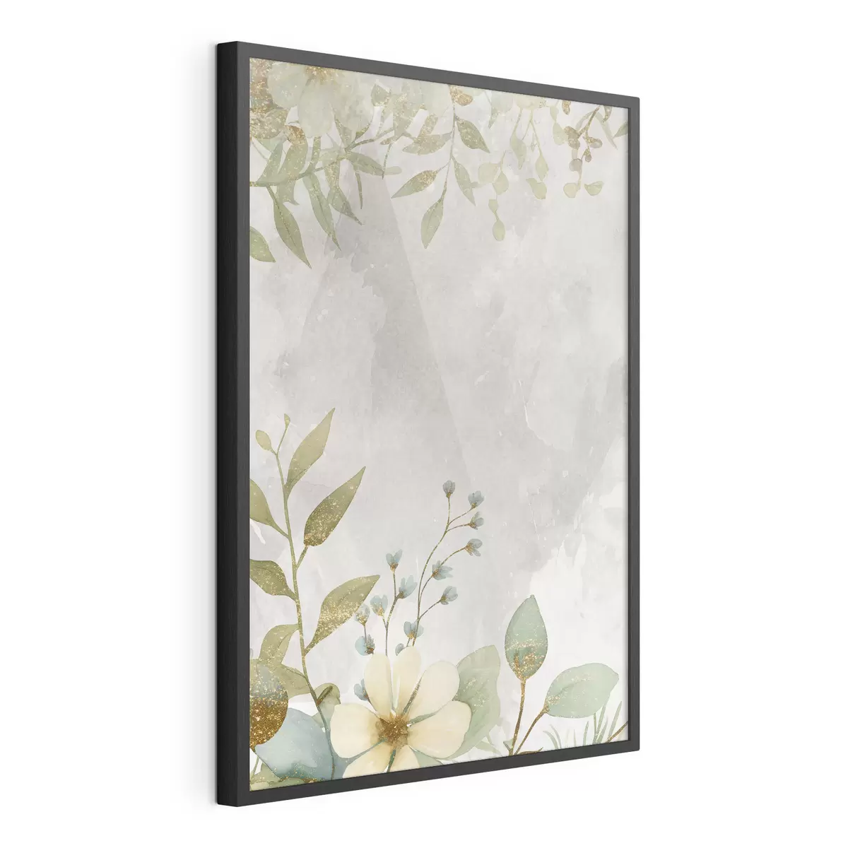 Poster Plantas delicadas sobre un fondo claro f46893