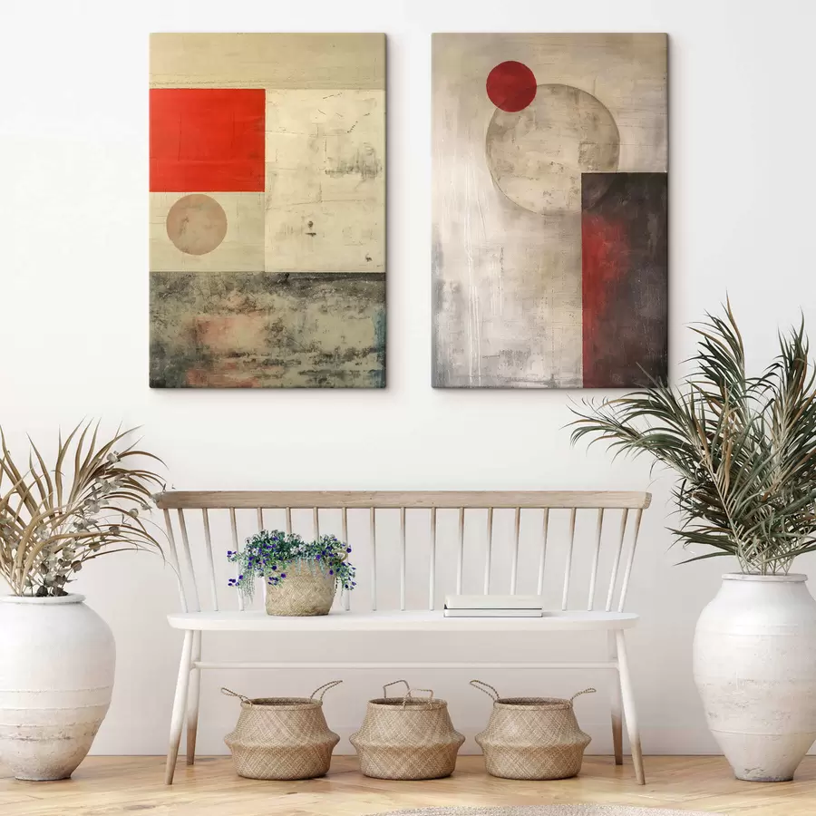 murales de pared Abstracción minimalista m01231