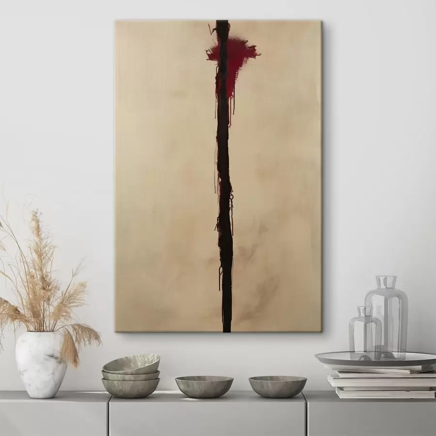 murales de pared Acentos rojos s47462