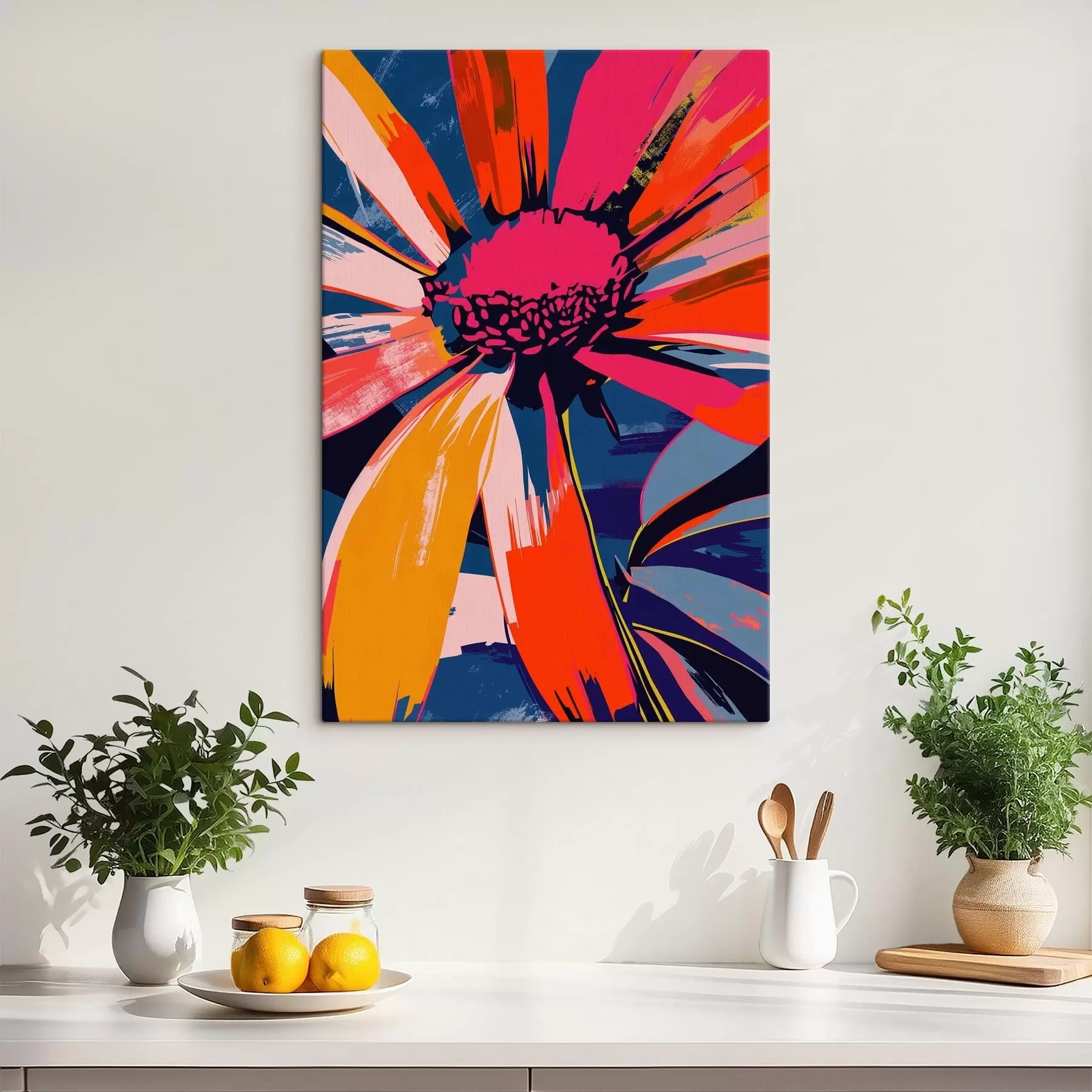 murales de pared Margarita colorida s47472