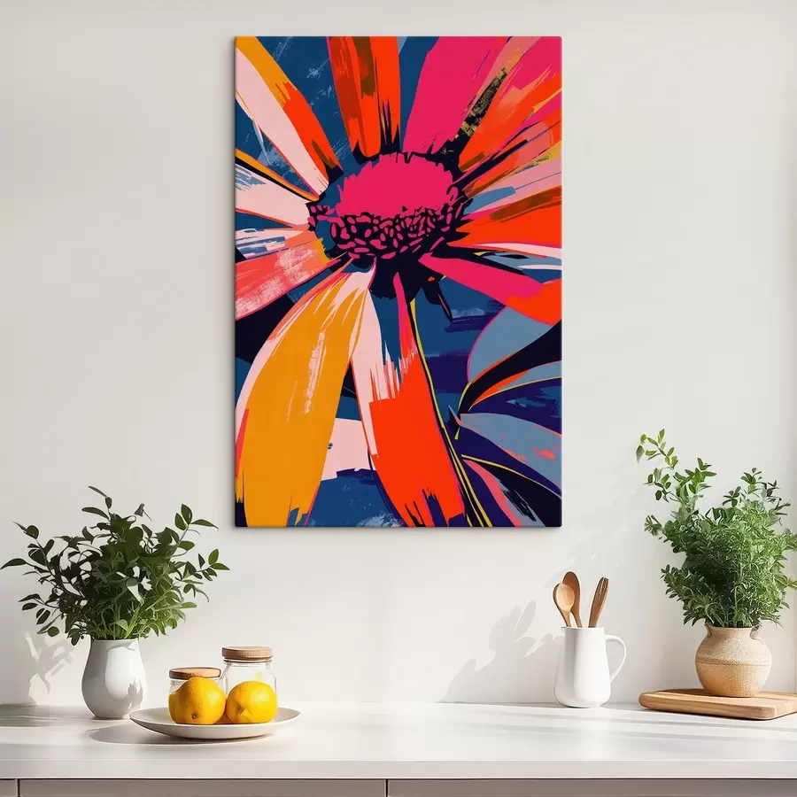 murales de pared Margarita colorida s47472